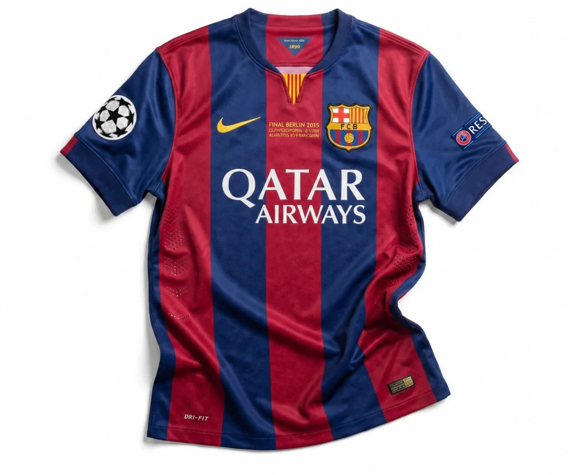 MESSI BARCELONA UCL FINAL 2014/15 KIT